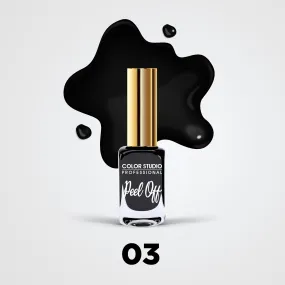 03 DARK MATTER - PEEL OFF NAIL COLORS - WATER BASED NAIL POLISH