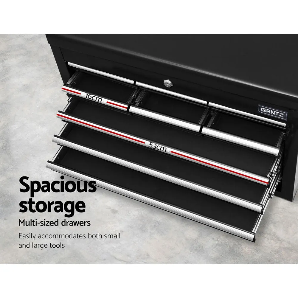 10 Drawer Steel Tool Box Cabinet - Lockable, Ball Bearing Slides | Giantz