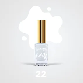 22 WHITE KNIGHT- PEEL OFF NAIL COLORS - WATER BASED NAIL POLISH