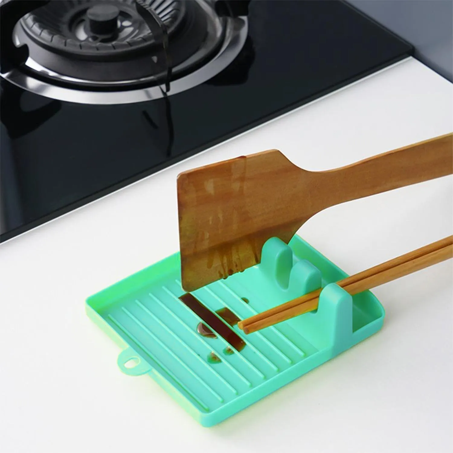 2641 Multi-Functional Spatula Holder / Rest for Kitchen Utensils