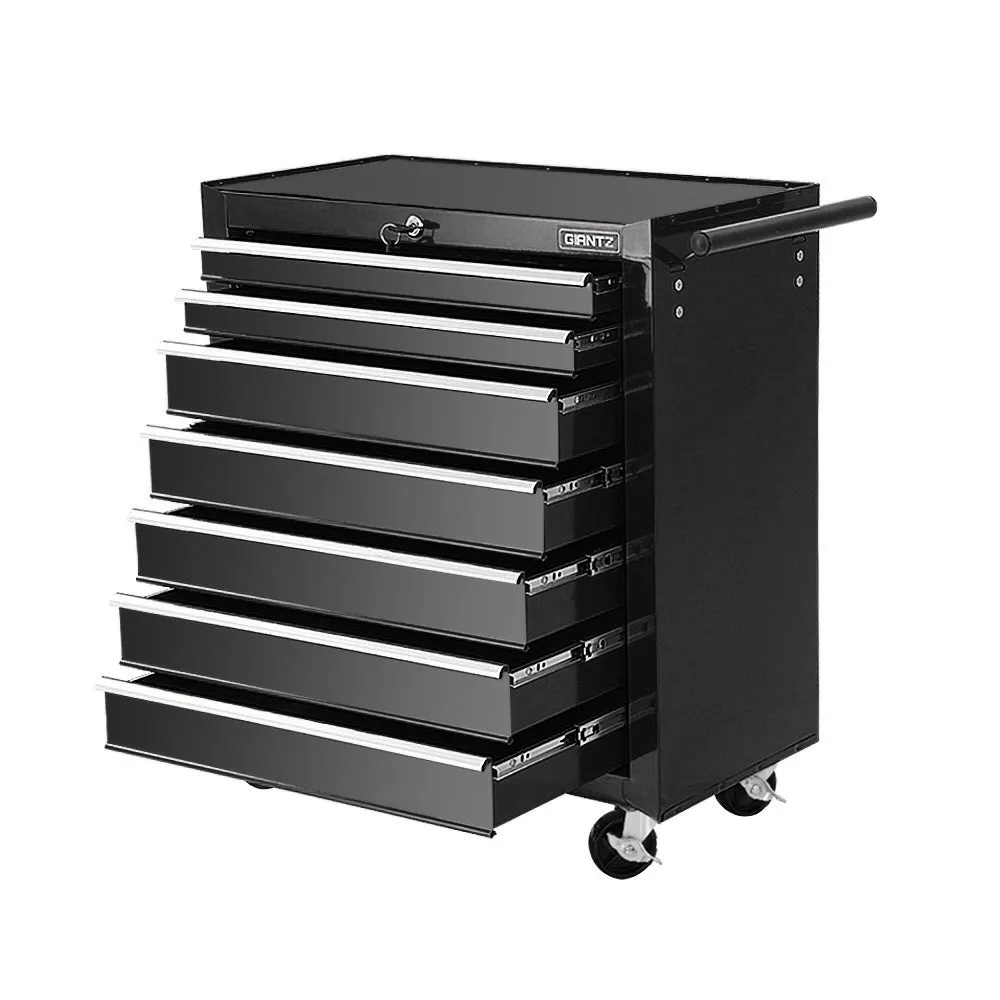 7-Drawer Lockable Tool Trolley with Castor Wheels - Giantz