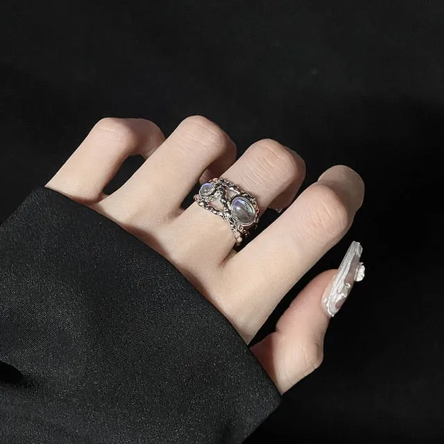 Aesthetic Crystal Love Ring