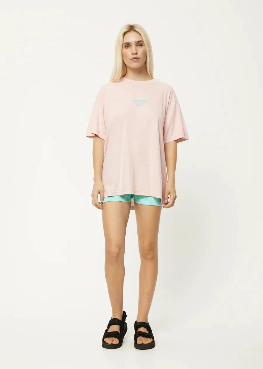 Afends Daze Slay Hemp Oversized Graphic T-Shirt