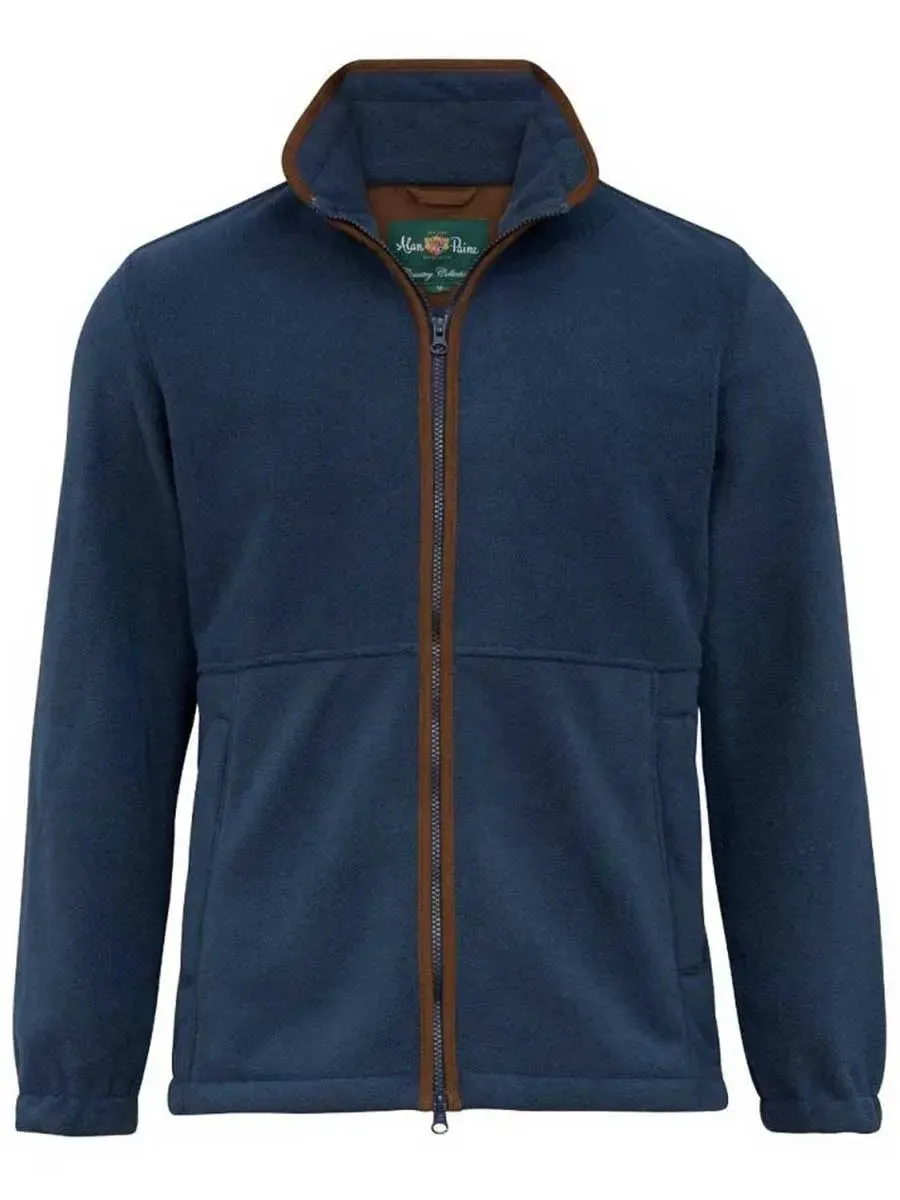 ALAN PAINE Aylsham Mens Fleece Jacket - Blue Steel