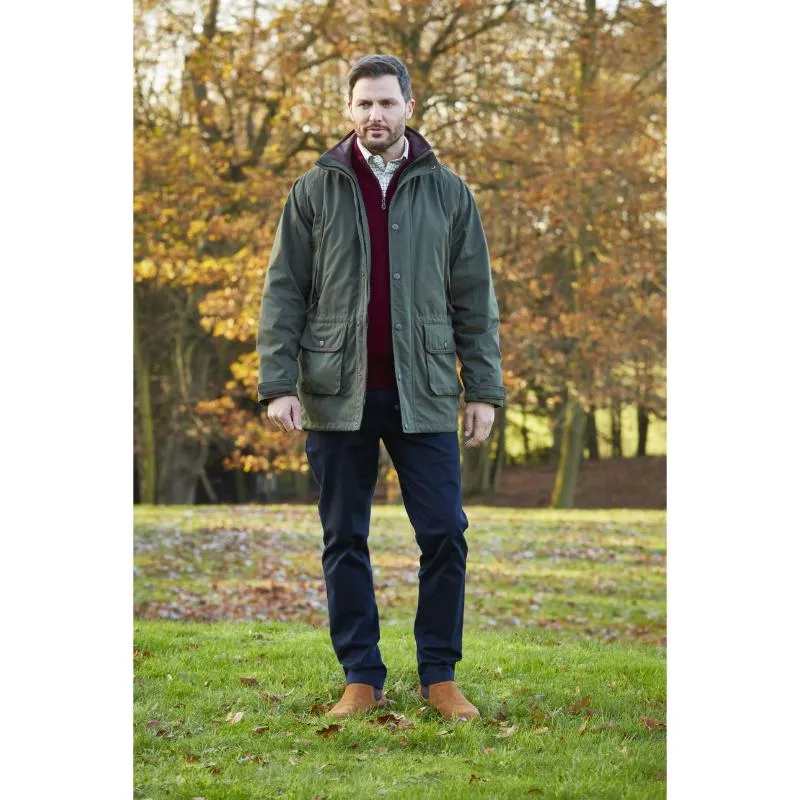 Alan Paine Milwood Mens Coat - Olive