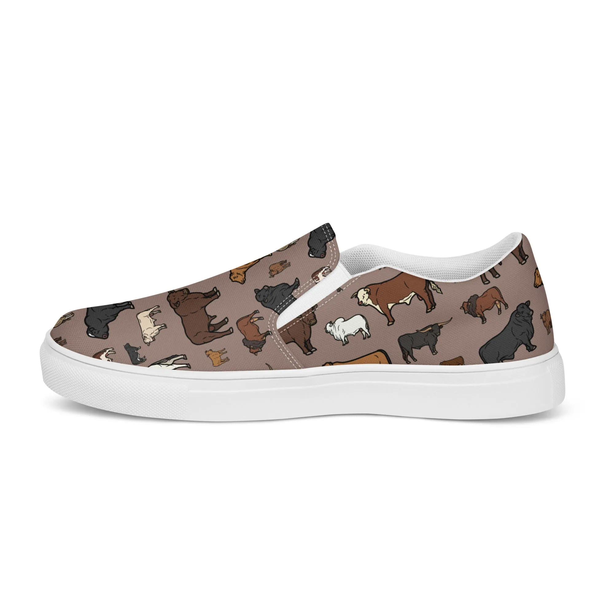 All Cattle, No Hat Women’s Slip-on Canvas Shoes