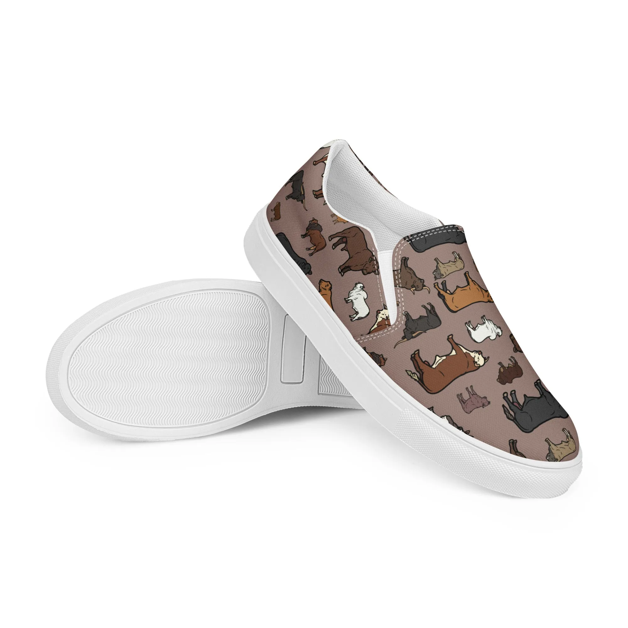 All Cattle, No Hat Women’s Slip-on Canvas Shoes