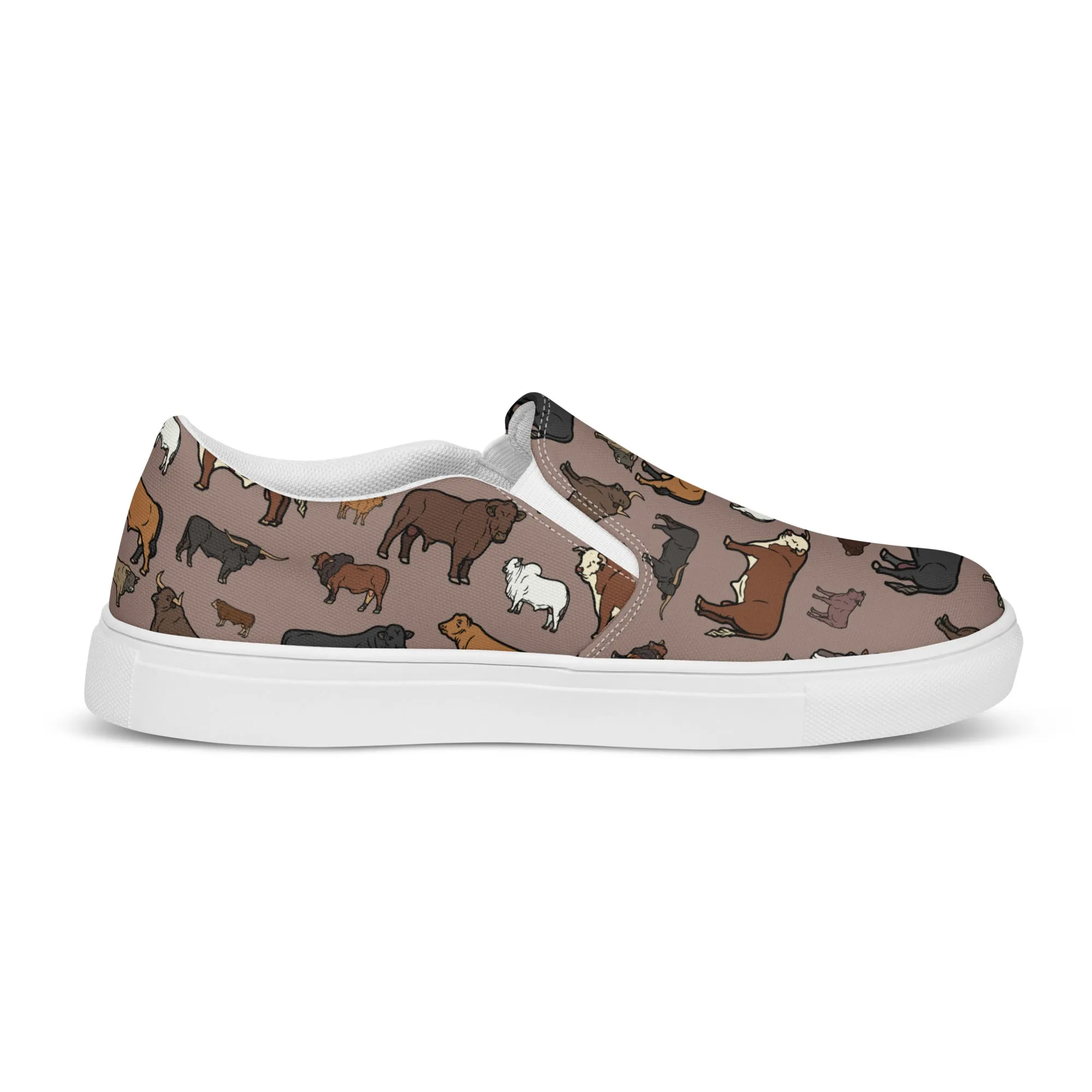 All Cattle, No Hat Women’s Slip-on Canvas Shoes