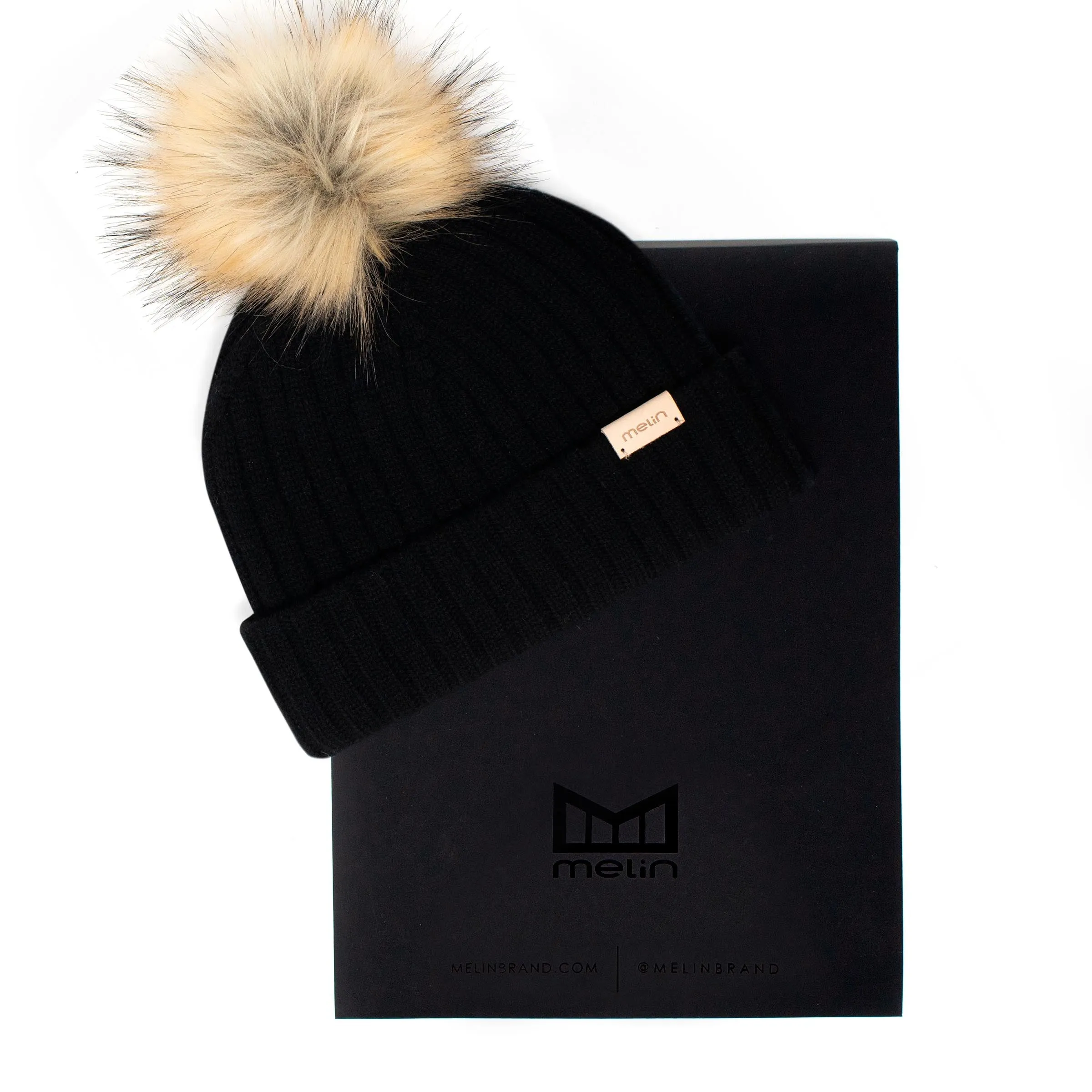 All Day Pom Beanie - Black