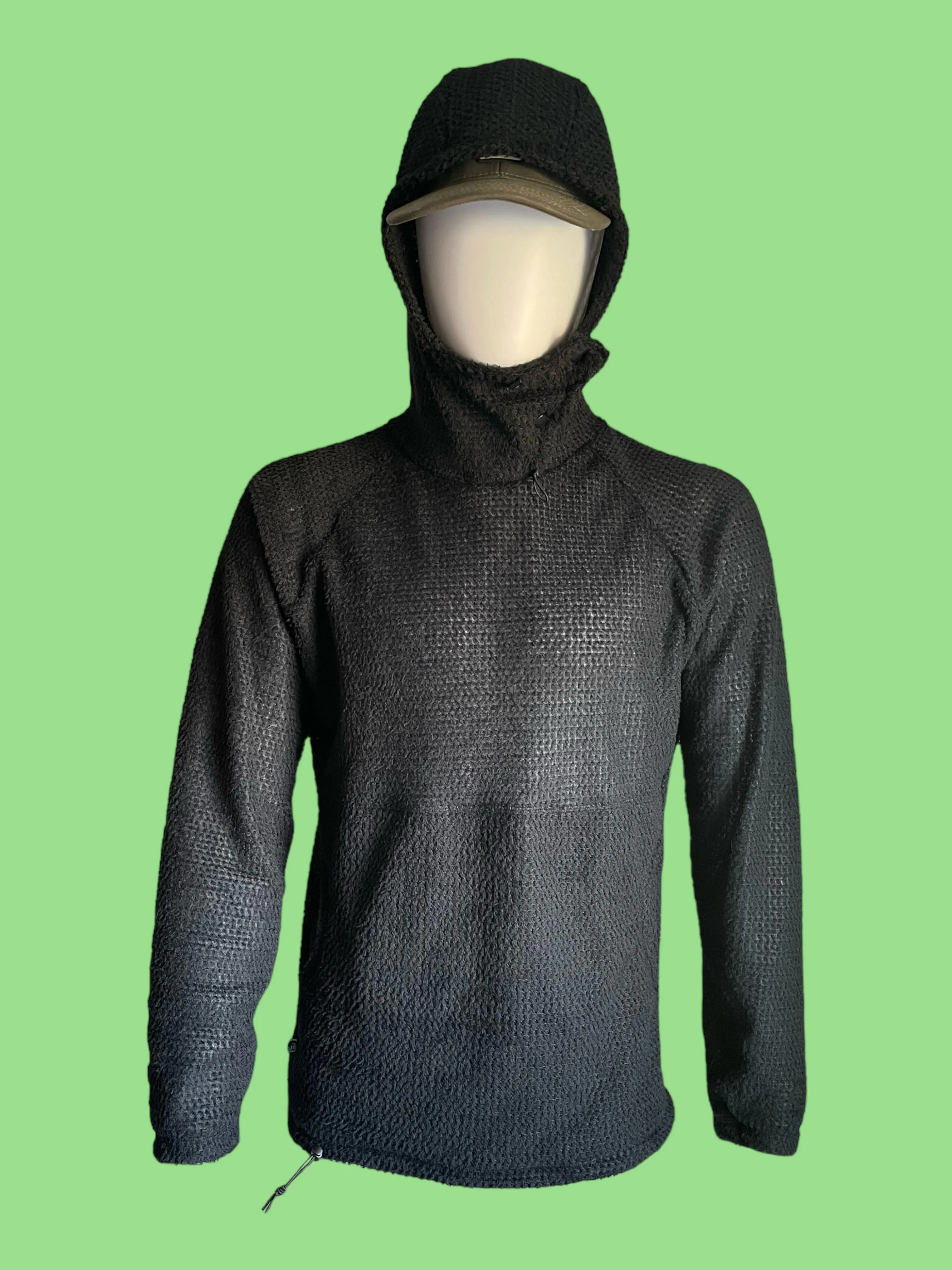 Alpha Direct Rip-Back Hoodie 90 | Black