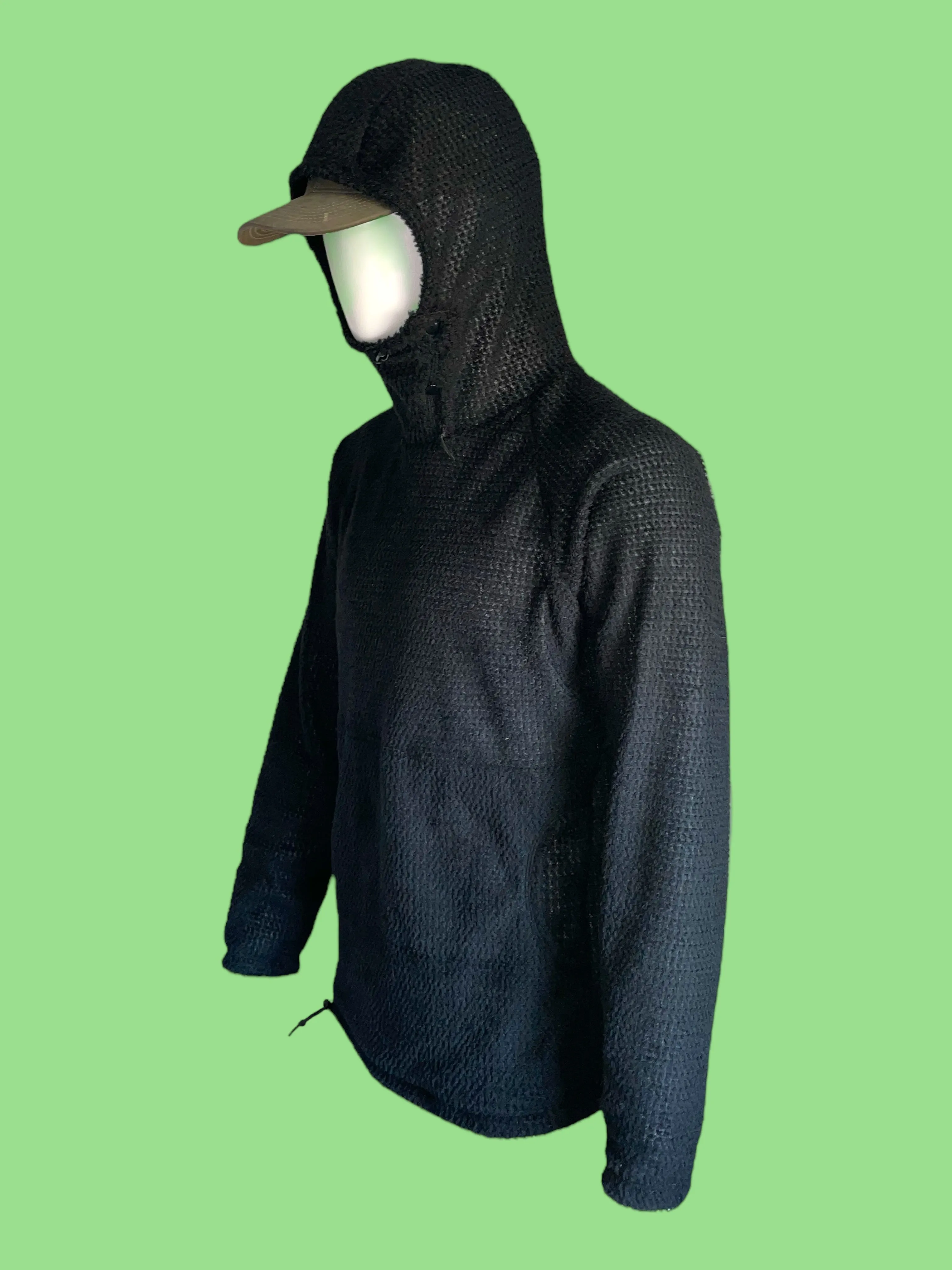 Alpha Direct Rip-Back Hoodie 90 | Black