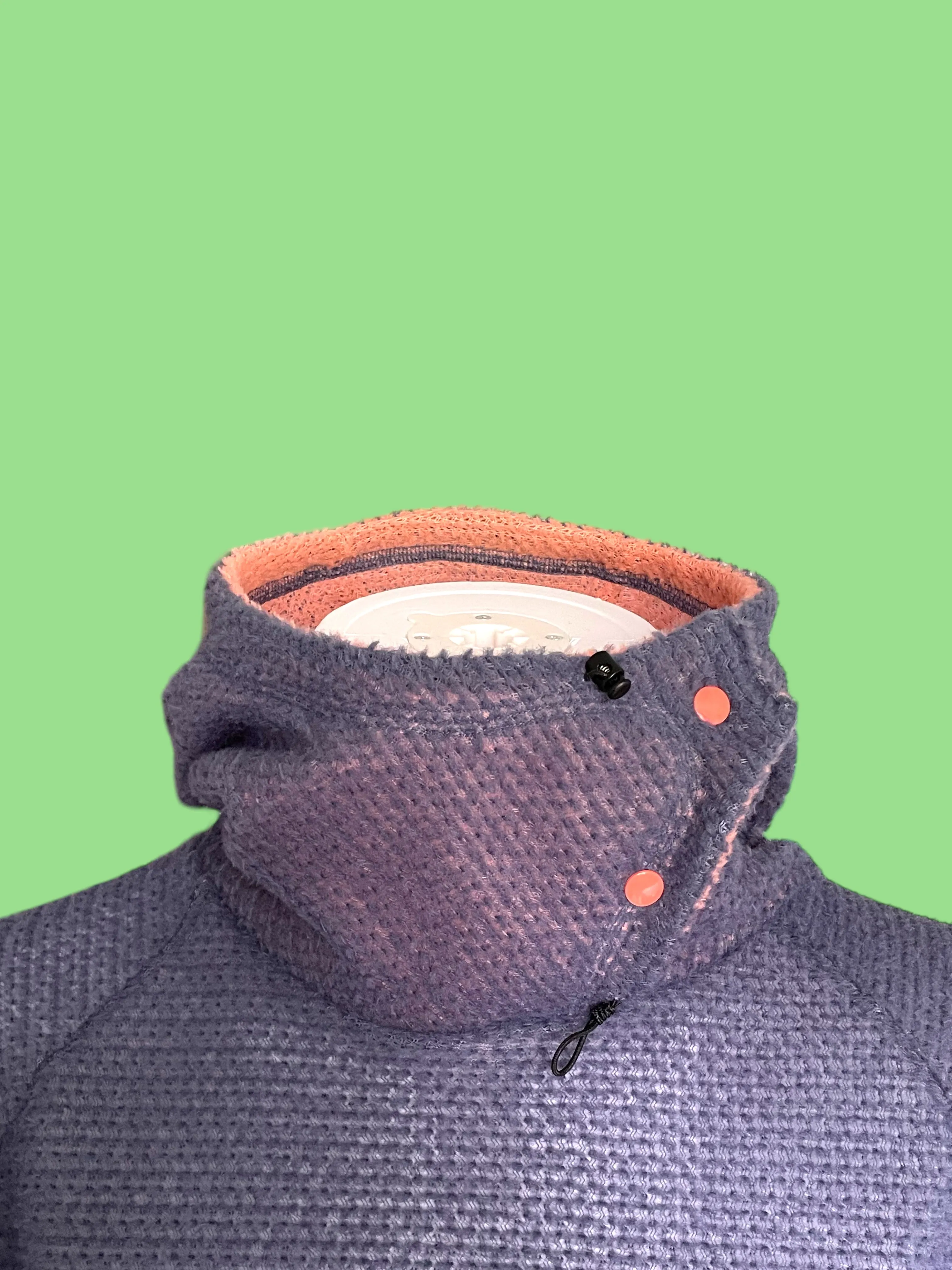 Alpha Direct Rip-Back Hoodie DUAL-90 - Waikawa Grey w/ Peach Amber