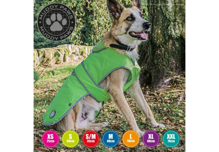 Ancol - Stormguard Dog Coat - Hi Vis Yellow - Medium