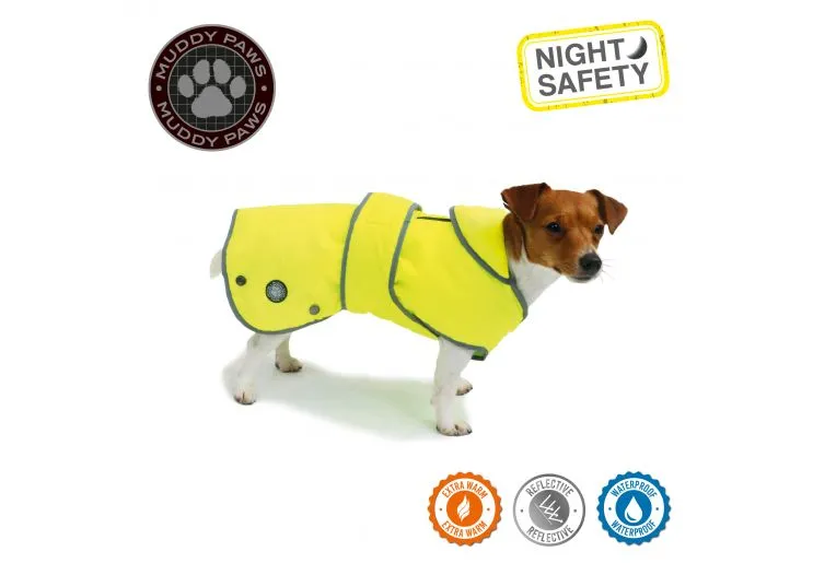 Ancol - Stormguard Dog Coat - Hi Vis Yellow - Medium