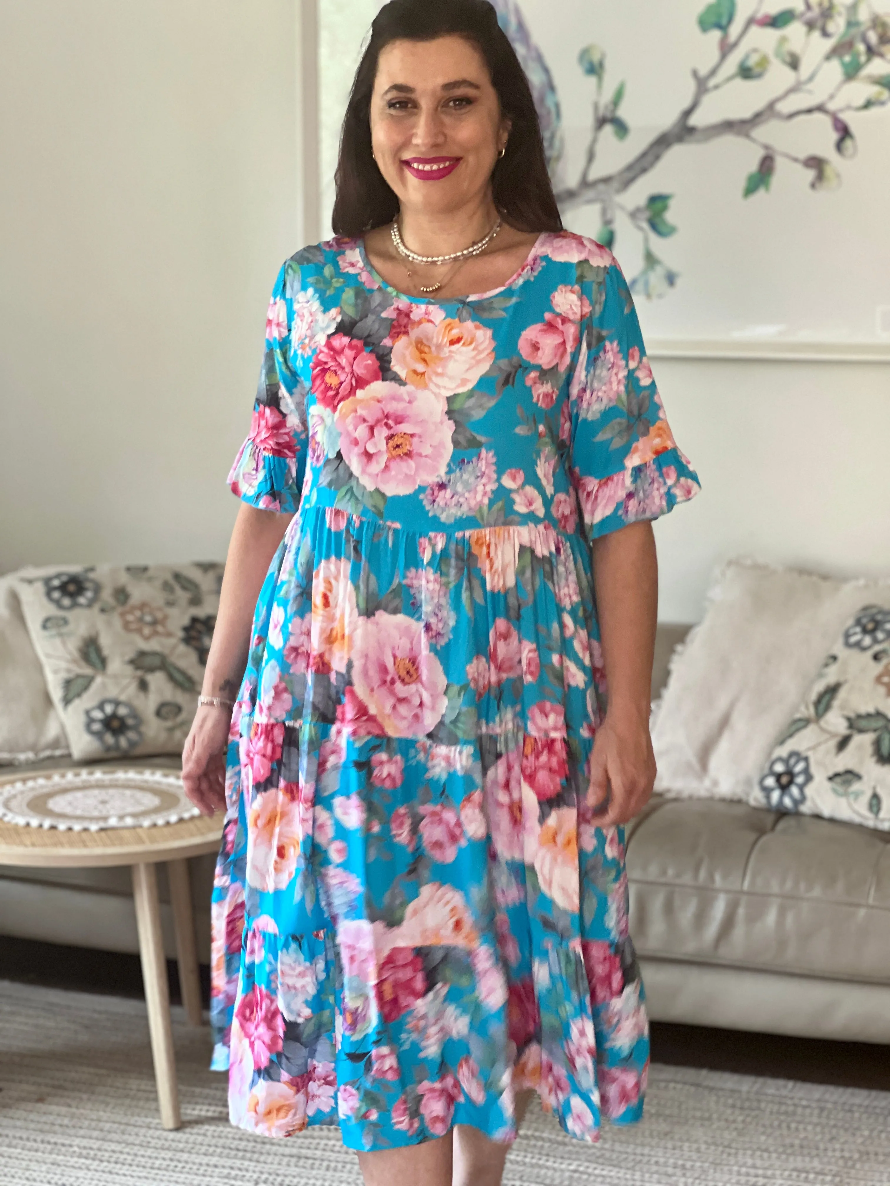 Annie Arctic Blossom Dress