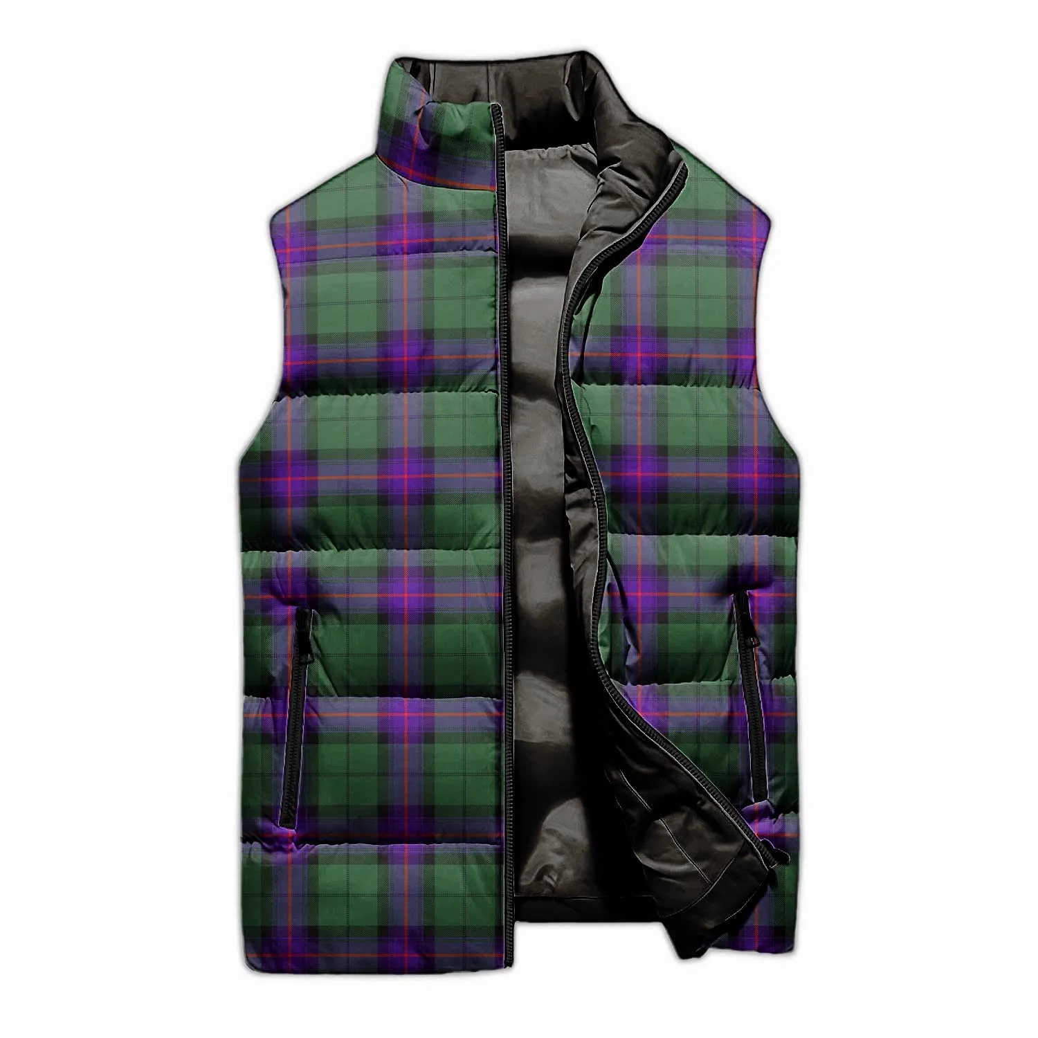 Armstrong Modern Tartan Sleeveless Puffer Jacket