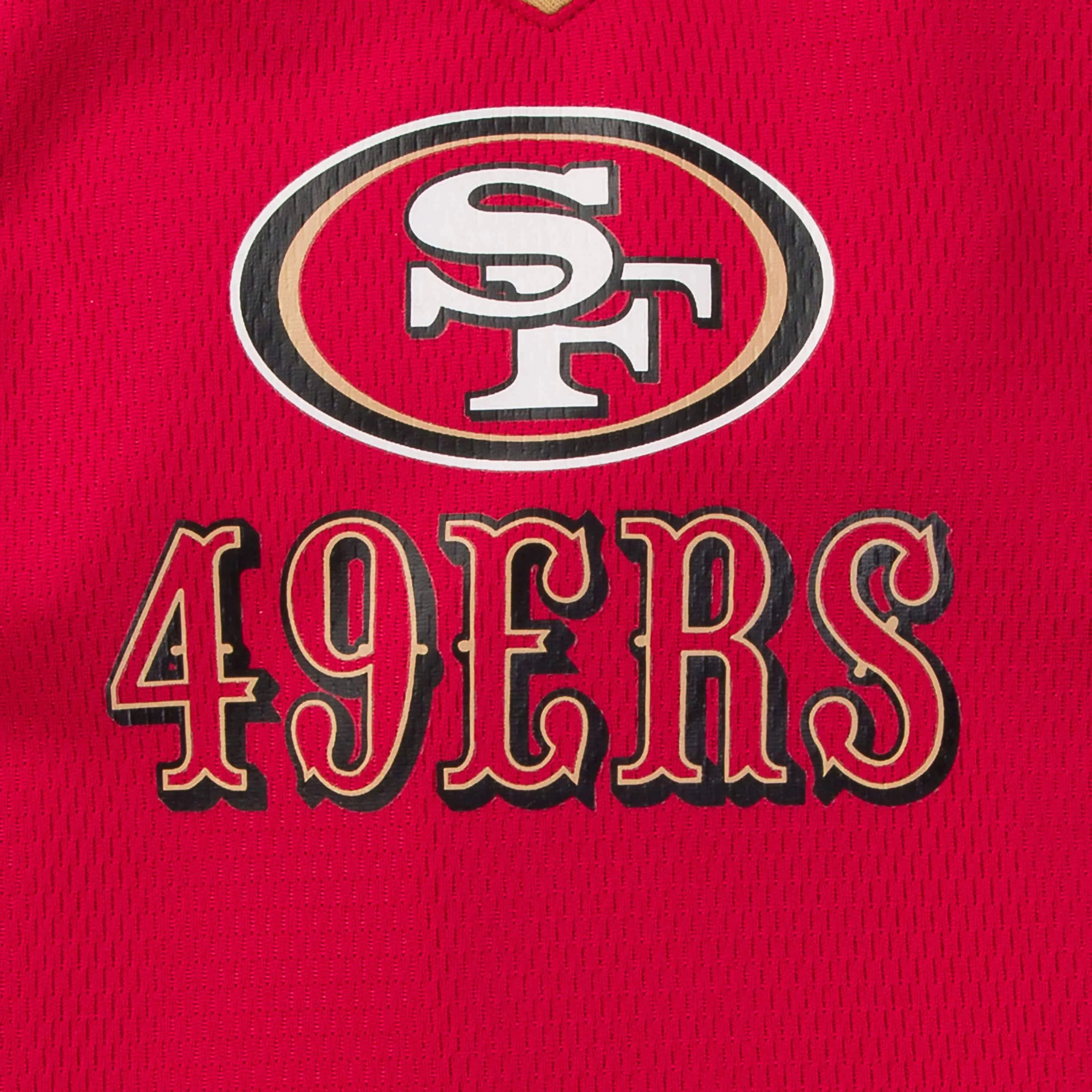 Baby Boys 49ers Short Sleeve Jersey Bodysuit