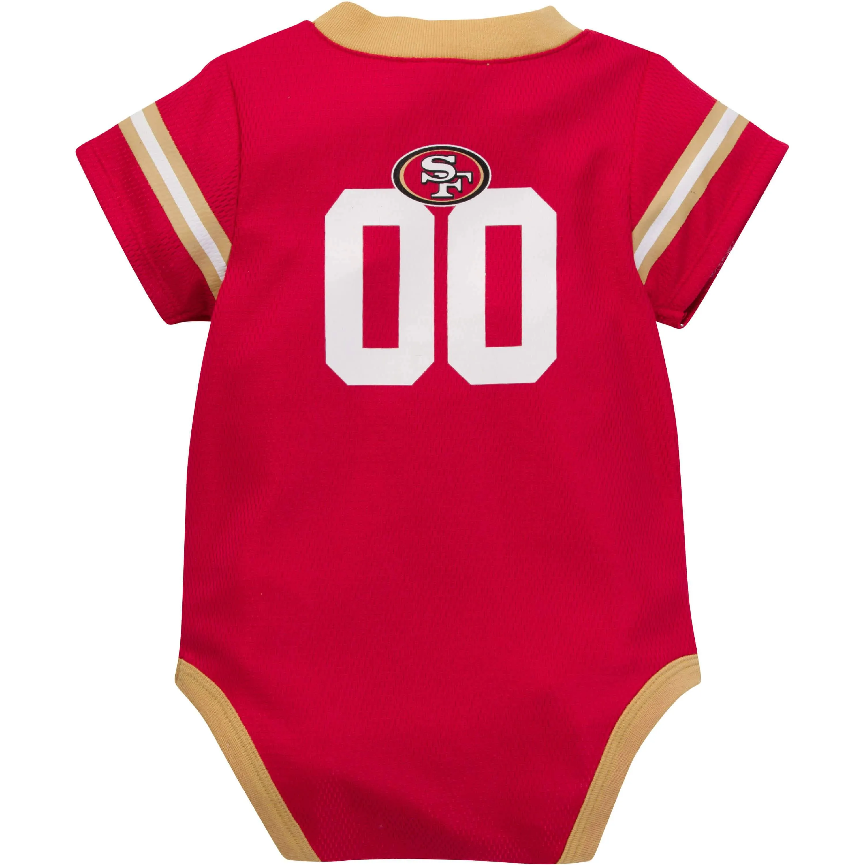 Baby Boys 49ers Short Sleeve Jersey Bodysuit