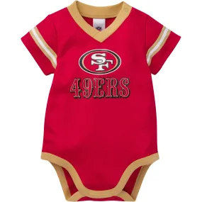 Baby Boys 49ers Short Sleeve Jersey Bodysuit