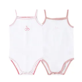 Baby Jersey 2pc Bodysuit - Print (Cherry,"Bebe")