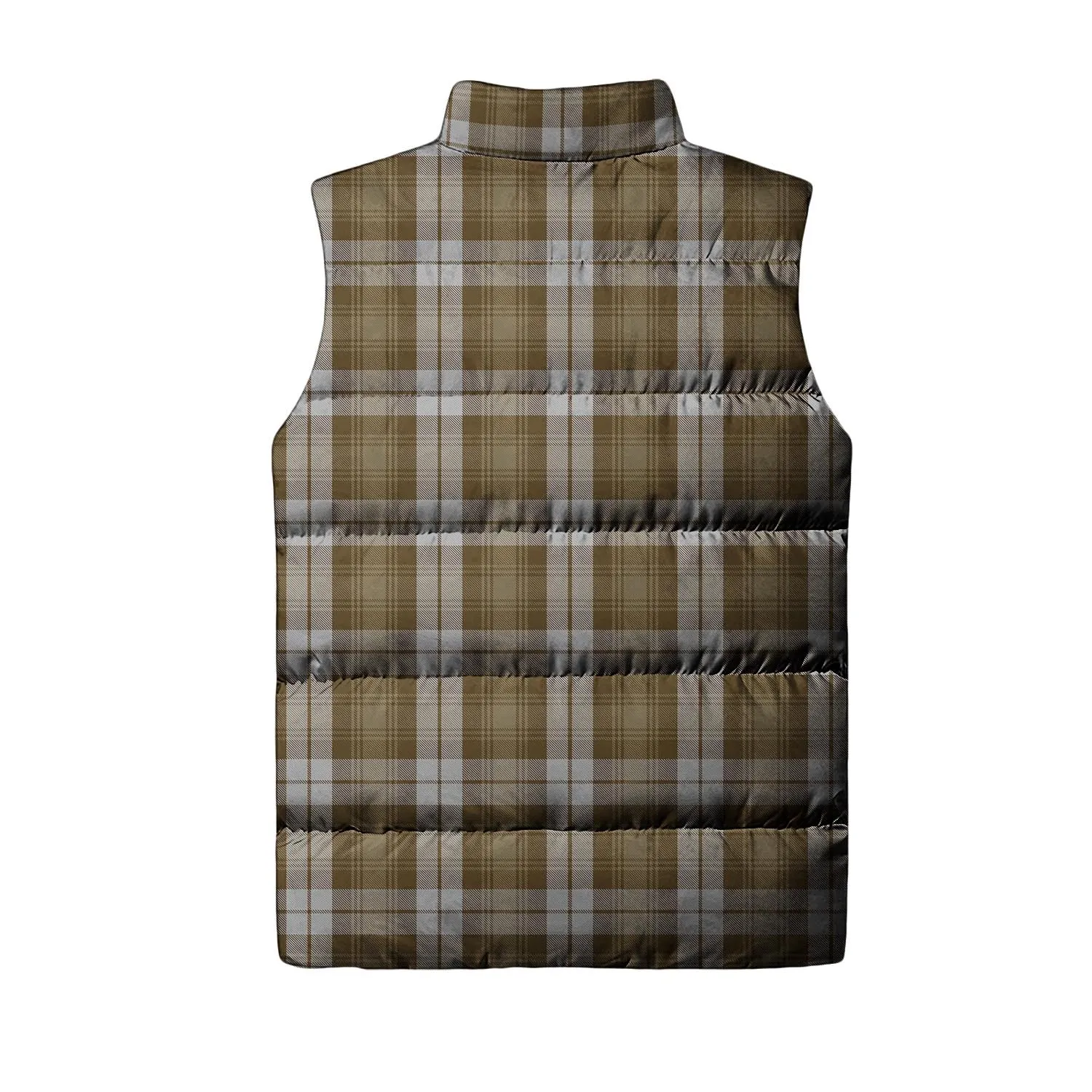 Baillie Dress Tartan Sleeveless Puffer Jacket with Family Crest