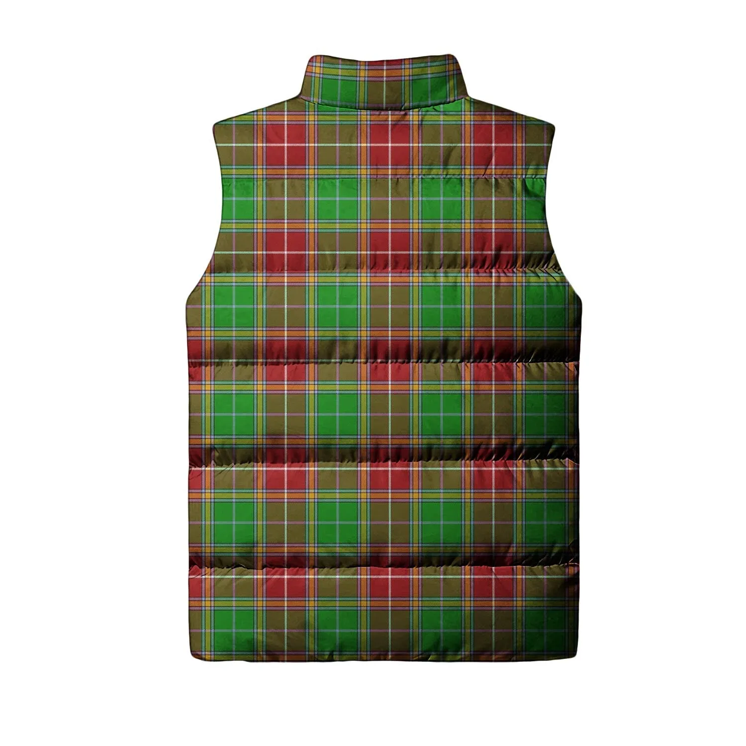 Baxter Modern Tartan Sleeveless Puffer Jacket with Family Crest