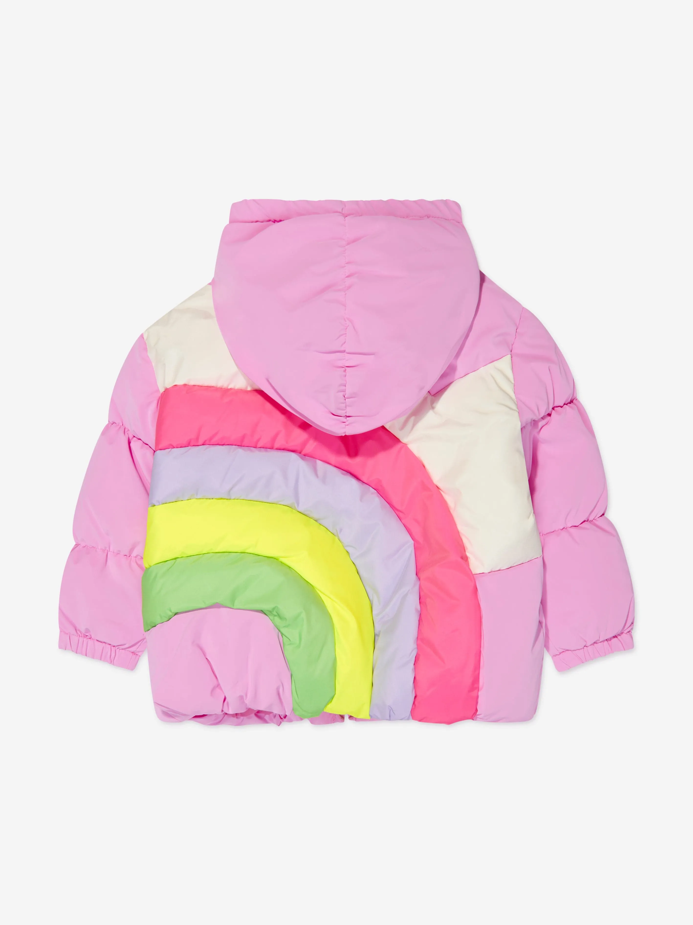 Billieblush Girls Hooded Puffer Jacket in Pink