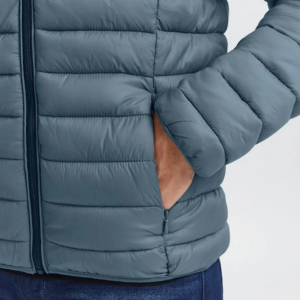 Blend Puffer Jacket - Bluestone