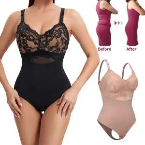 Bodysuit Shapewear Women Seamless Full Body Shaper Waist Slim Tummy Control Underwear Flat Belly Smooth Corset Nude