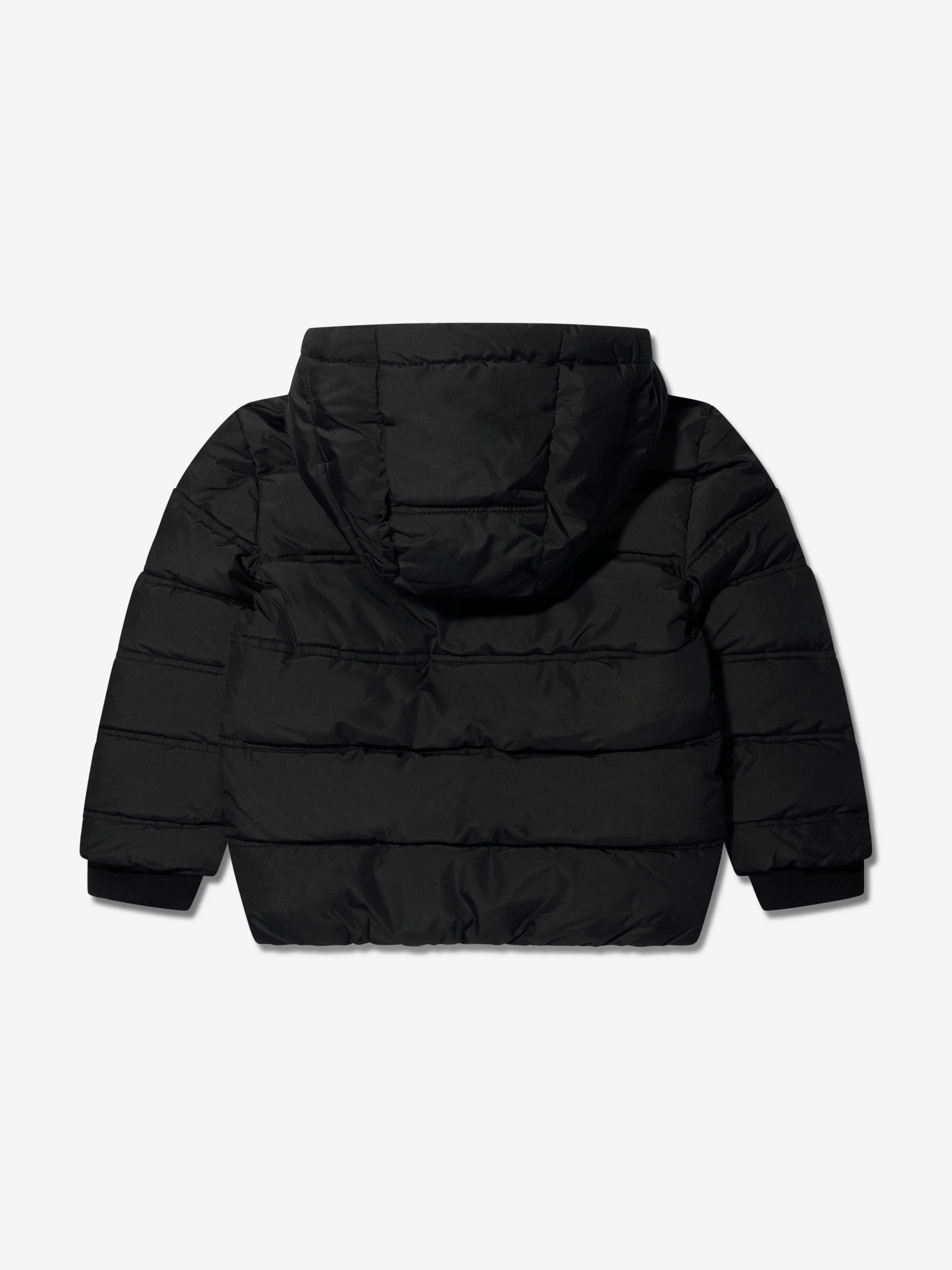 BOSS Boys Puffer Jacket in Black