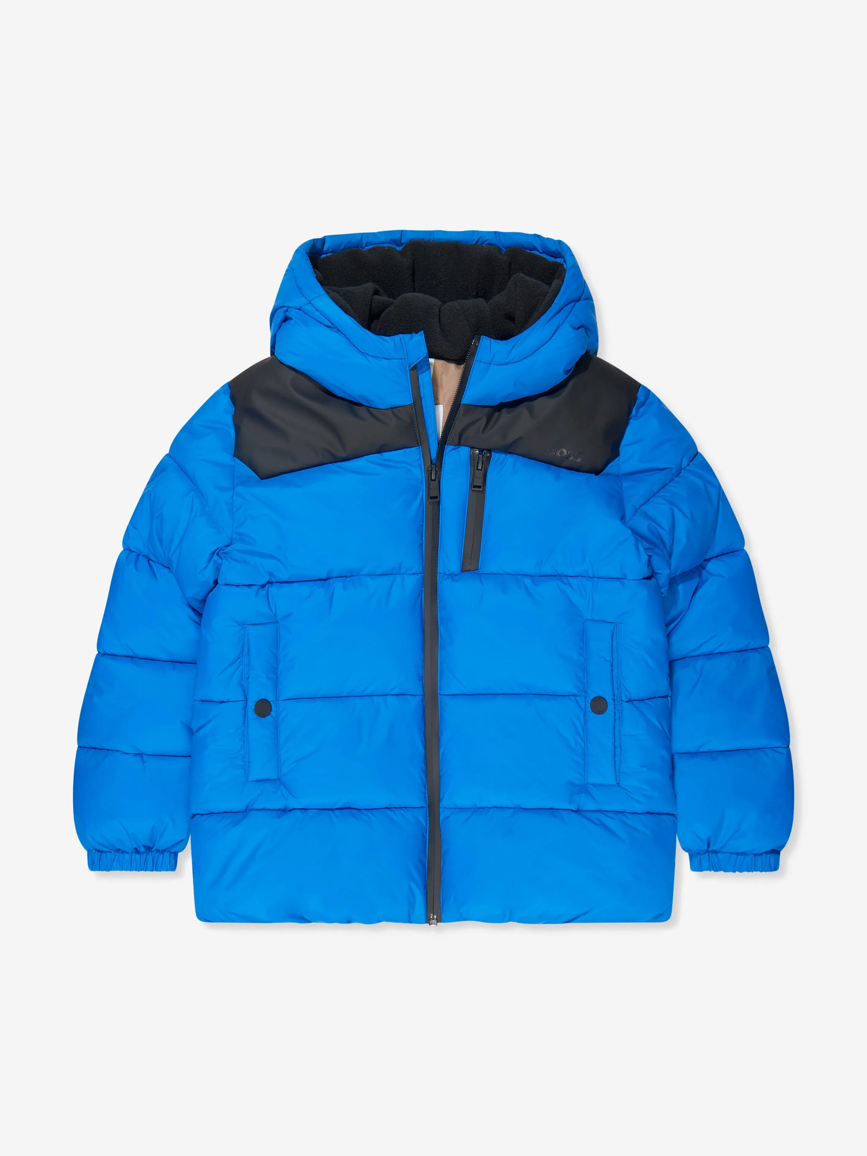 BOSS Boys Puffer Jacket in Blue