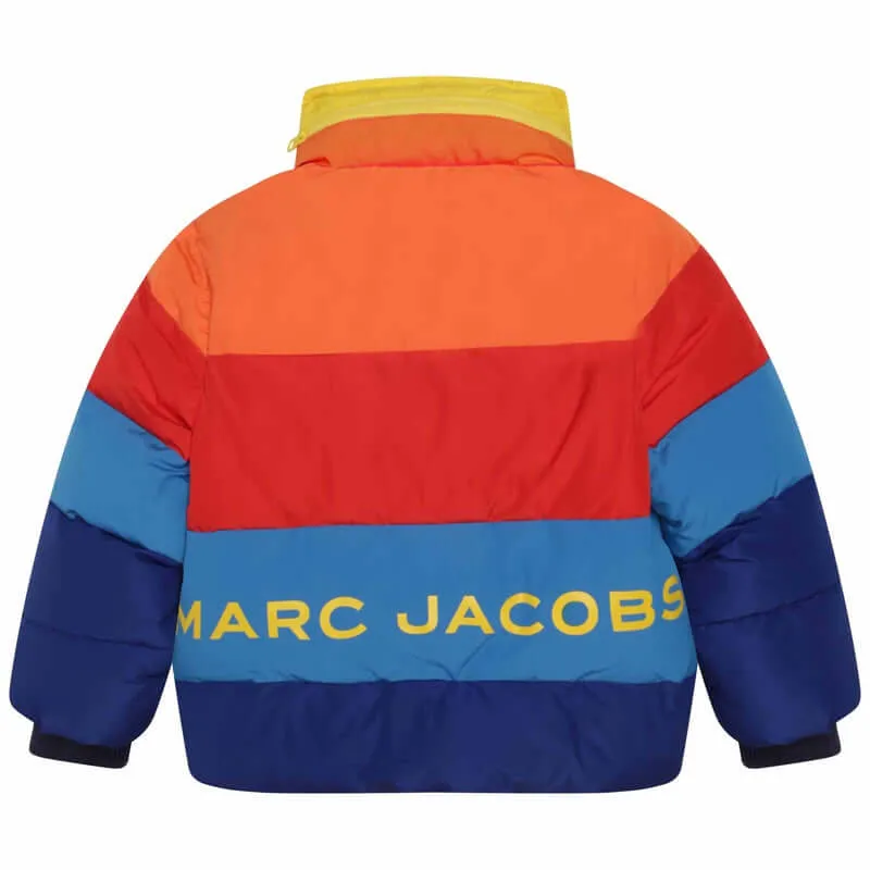 Boys Multi Coloured Puffer Jacket