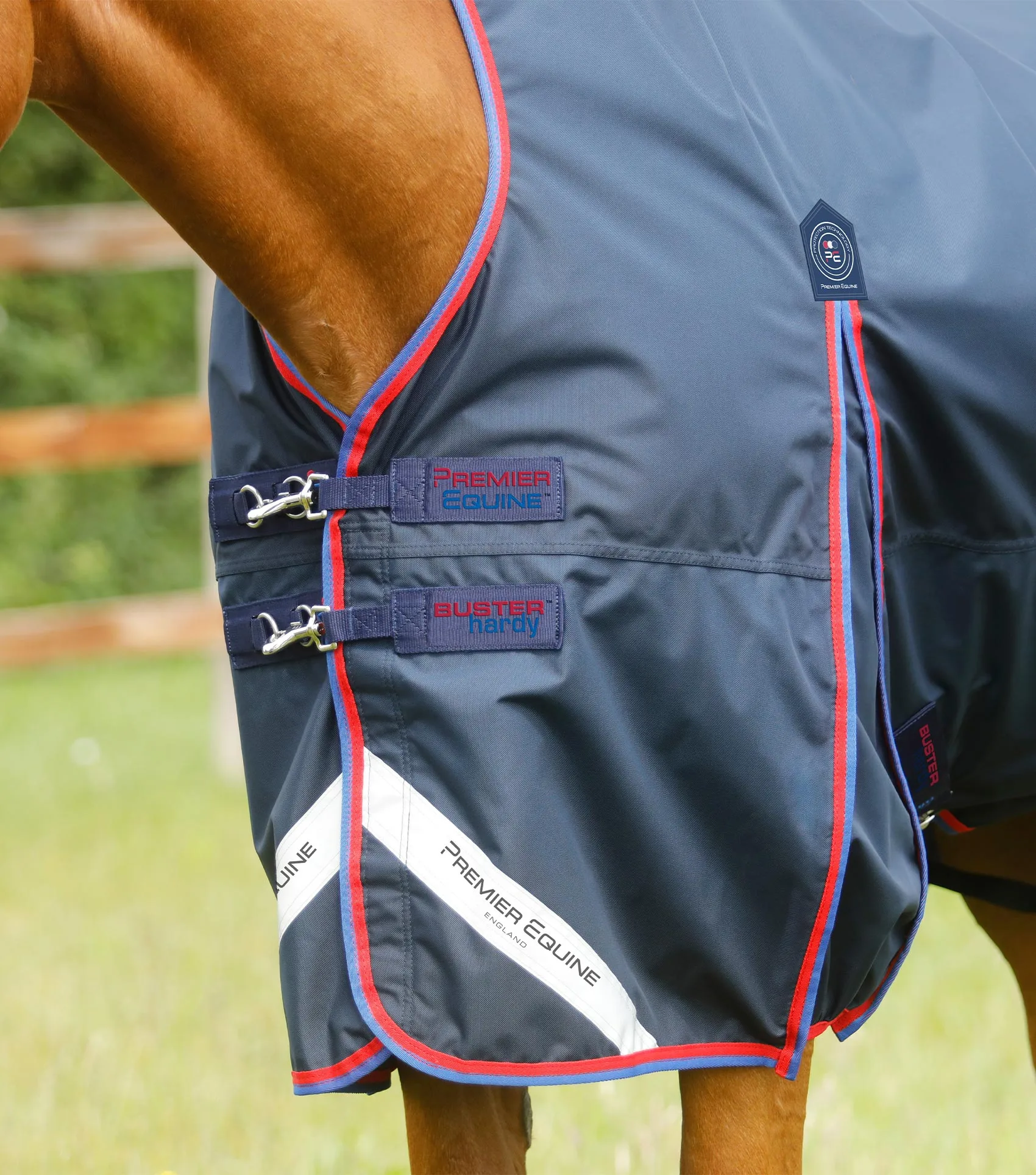 Buster Hardy 0g Half Neck Turnout Rug Navy