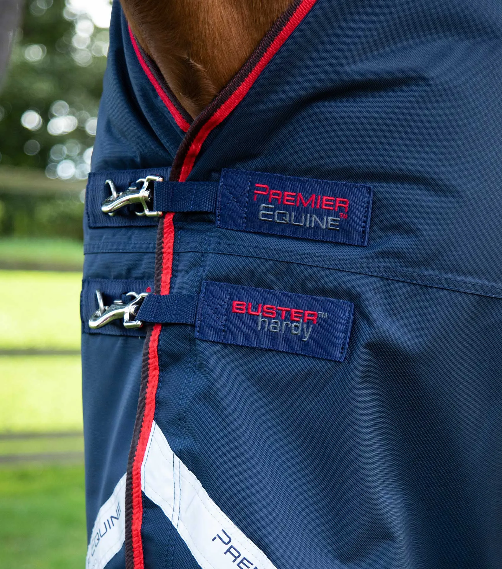 Buster Hardy 200g Half Neck Turnout Rug Navy