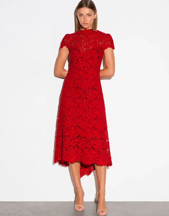 Cherie Cap Sleeve Dress - Australian Made