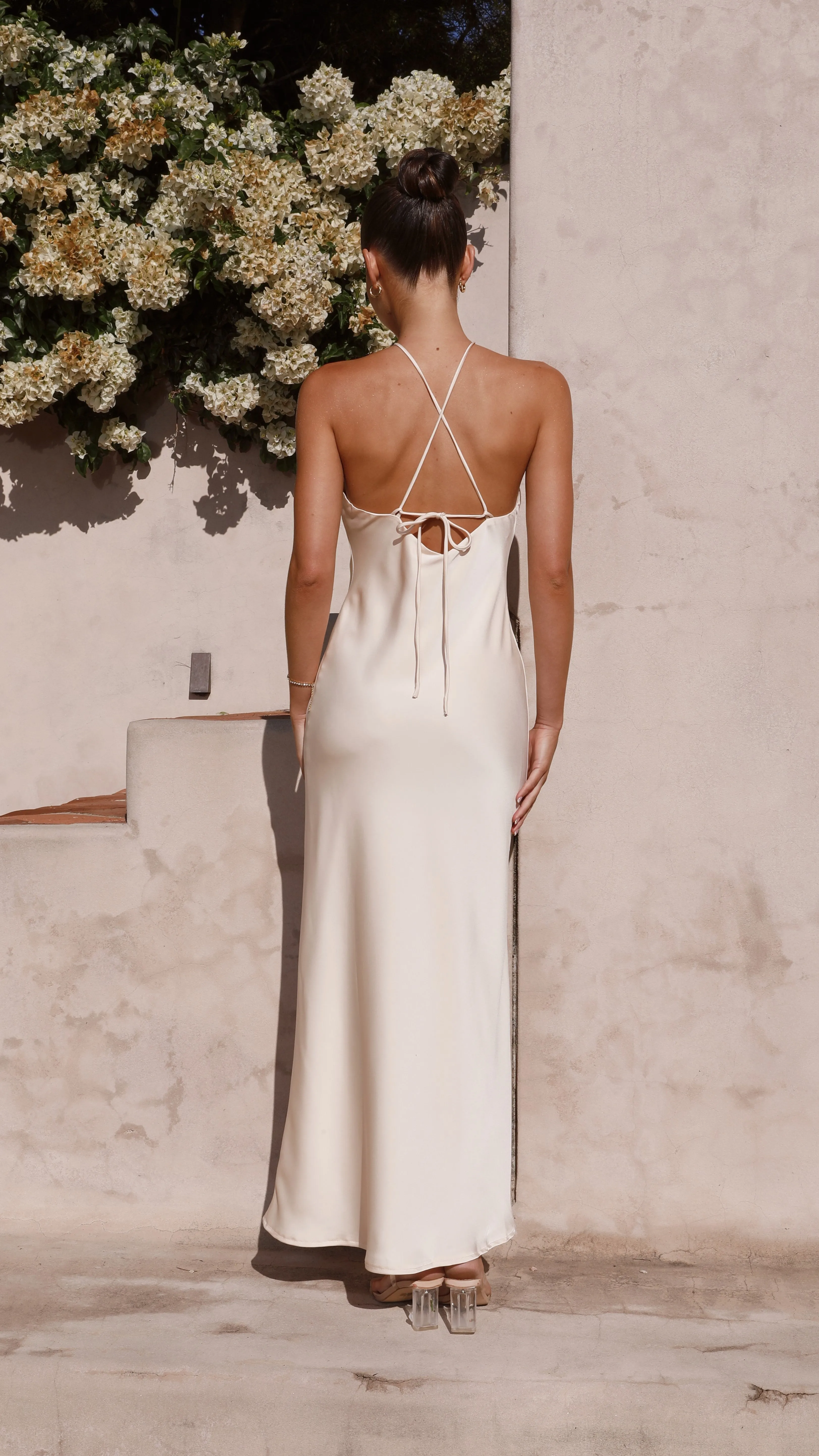 Chiara Maxi Dress - Champagne