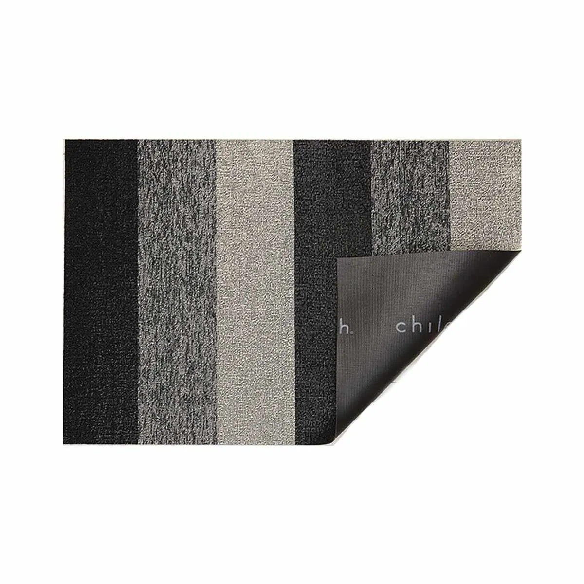 Chilewich Doormat Marbled Stripe Salt & Pepper 46x71cm