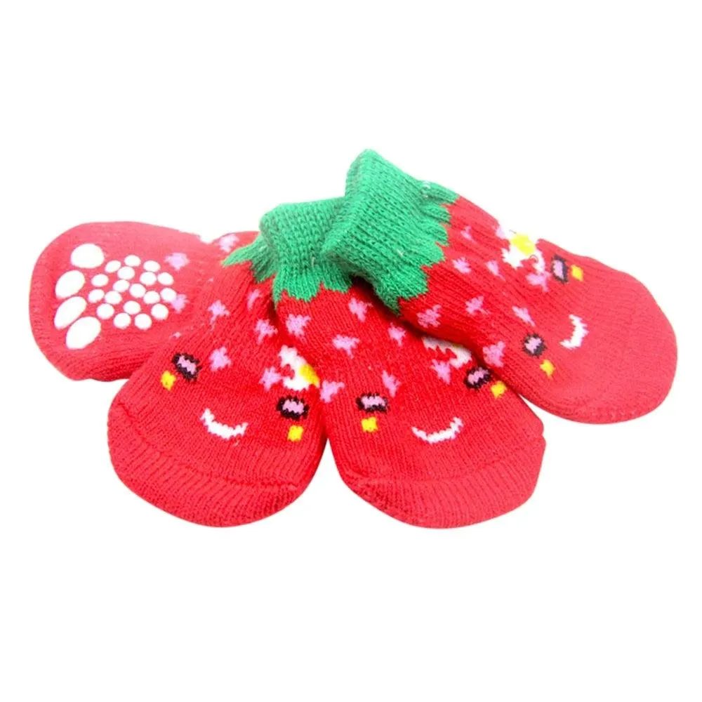 Christmas Anti-Slip Knit Socks (4pcs)