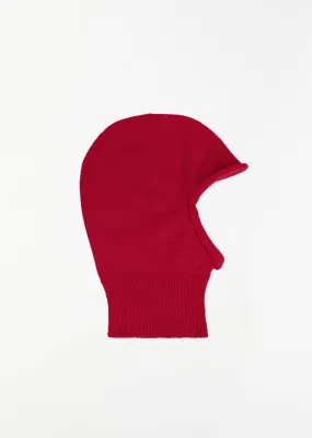 Chunky Wool Balaclava — Nadeshiko Red