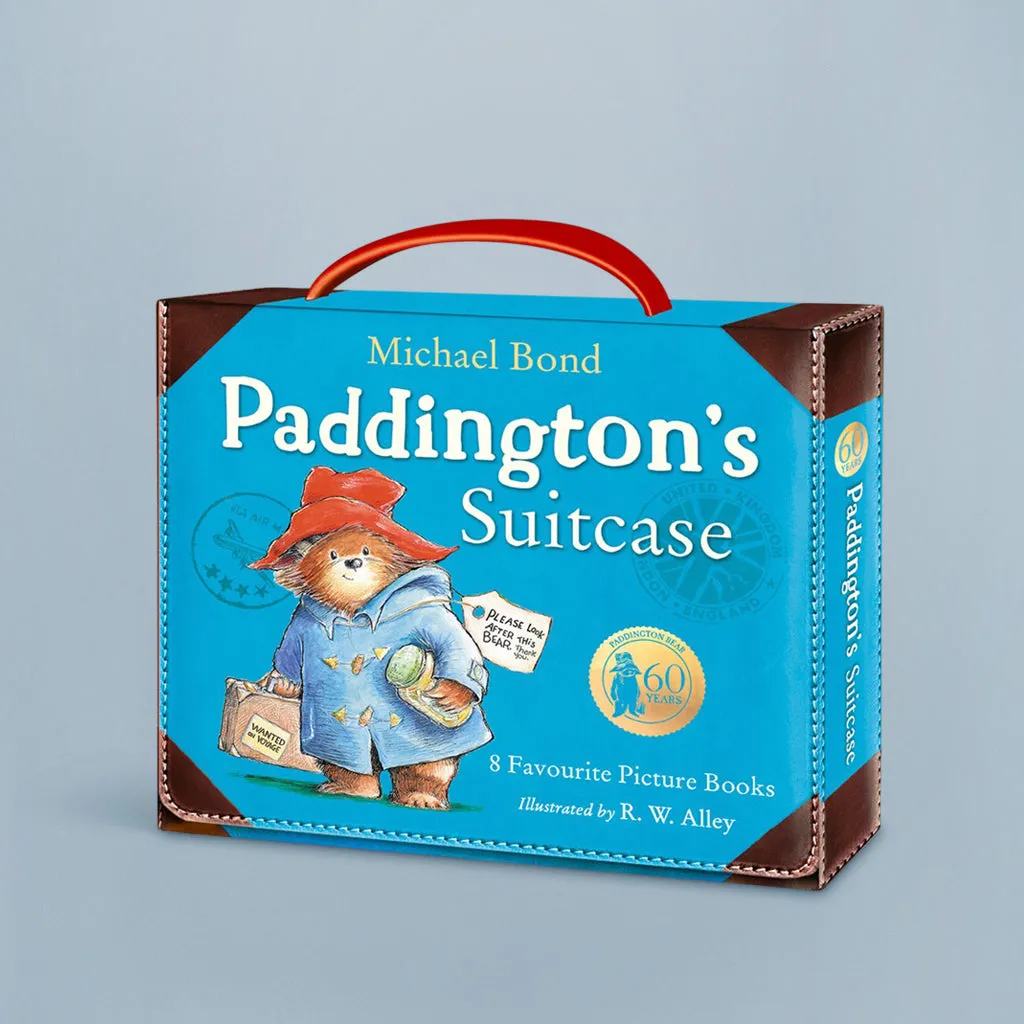 Classic Paddington with Boots Soft Toy and Suitcase Book Collection Gift Set