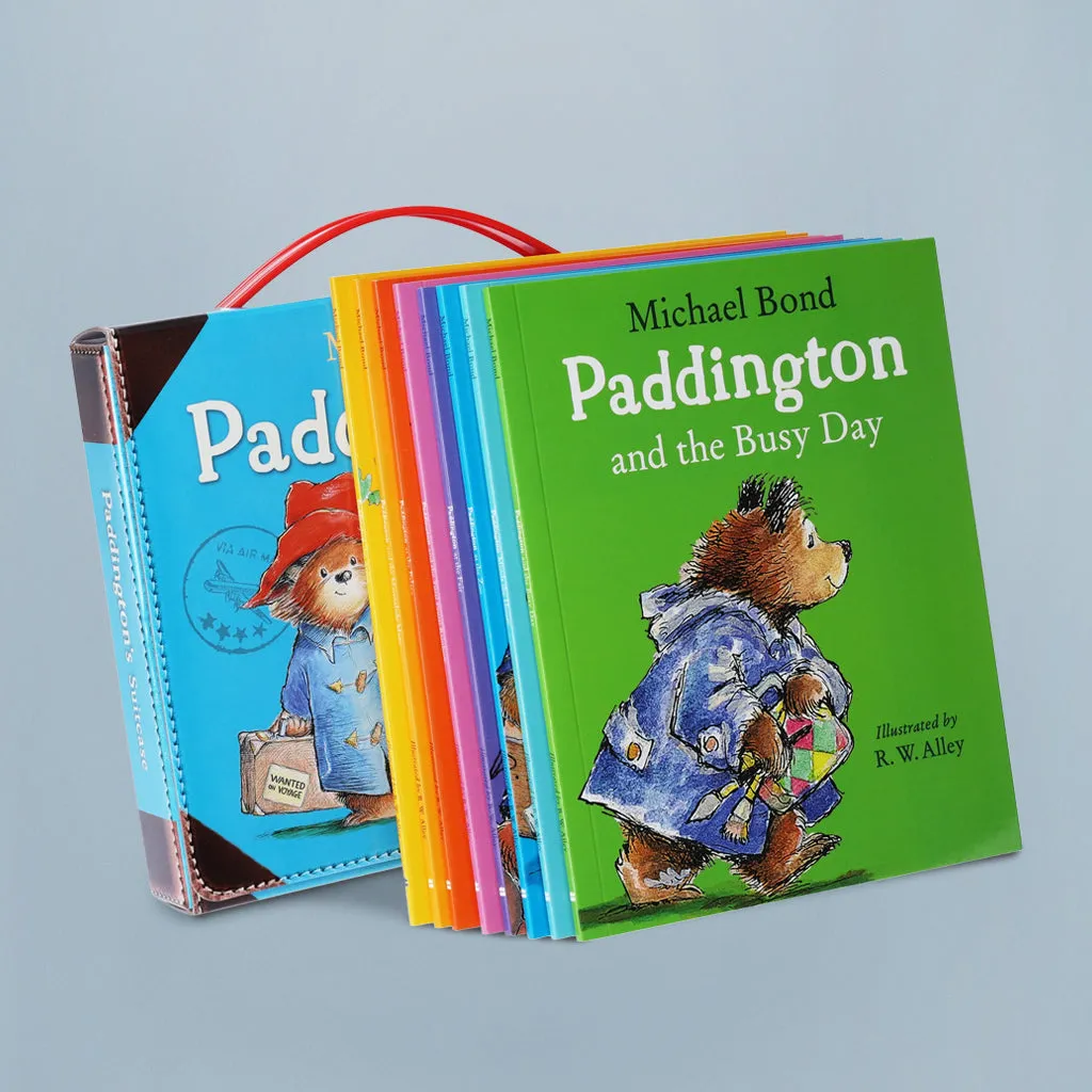 Classic Paddington with Boots Soft Toy and Suitcase Book Collection Gift Set