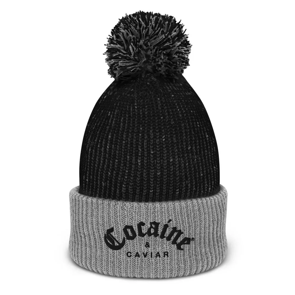 COCAINE & CAVIAR SPECKELD  POM POM BEANIE