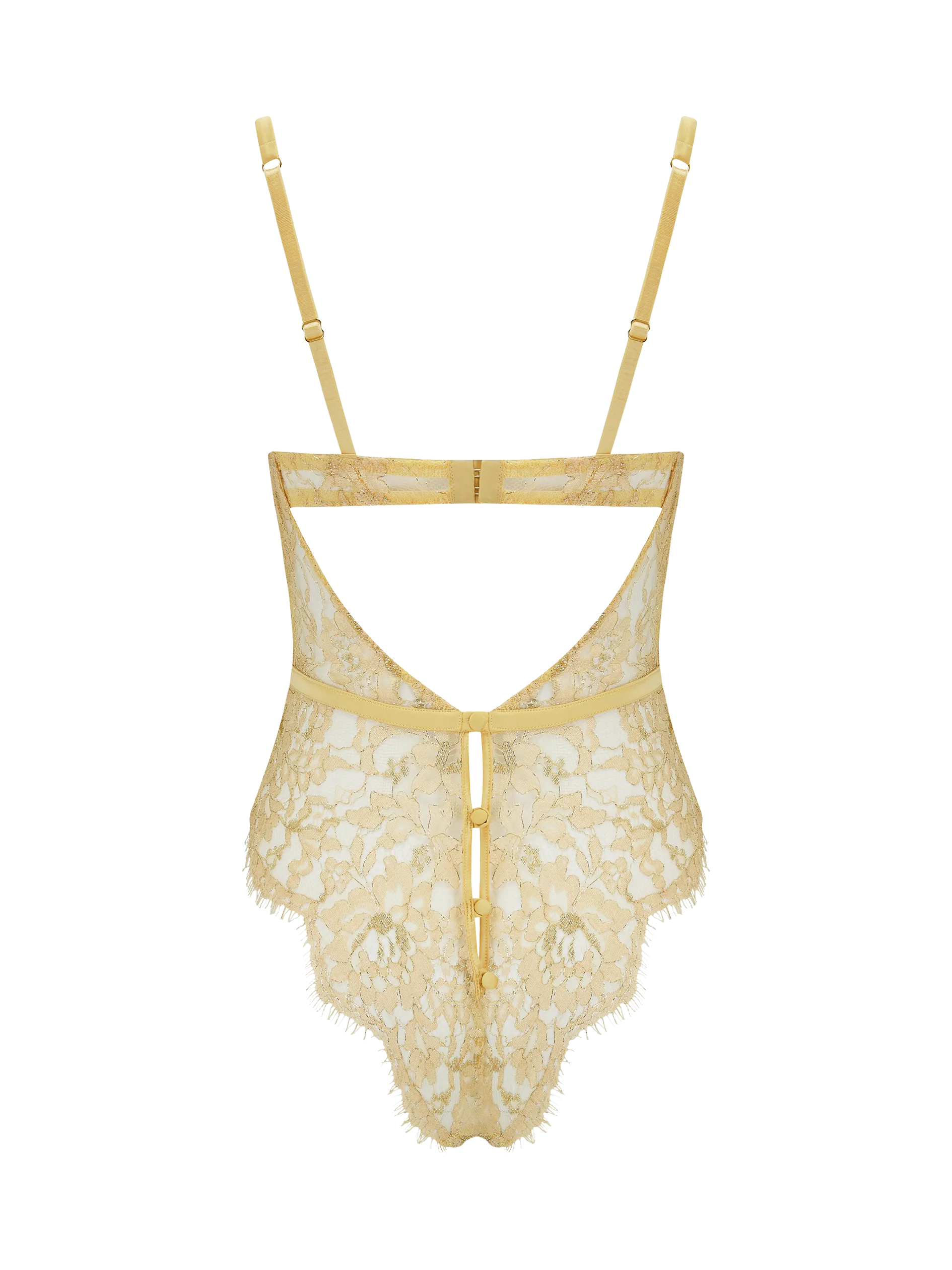 Coco de Mer Fiorella Bodysuit in Gold