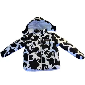 CowMooFlage Hooded Puffer Jacket