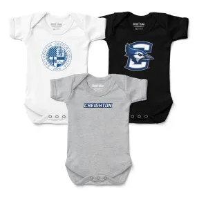 Creighton Bluejays 3-Pack Bodysuits