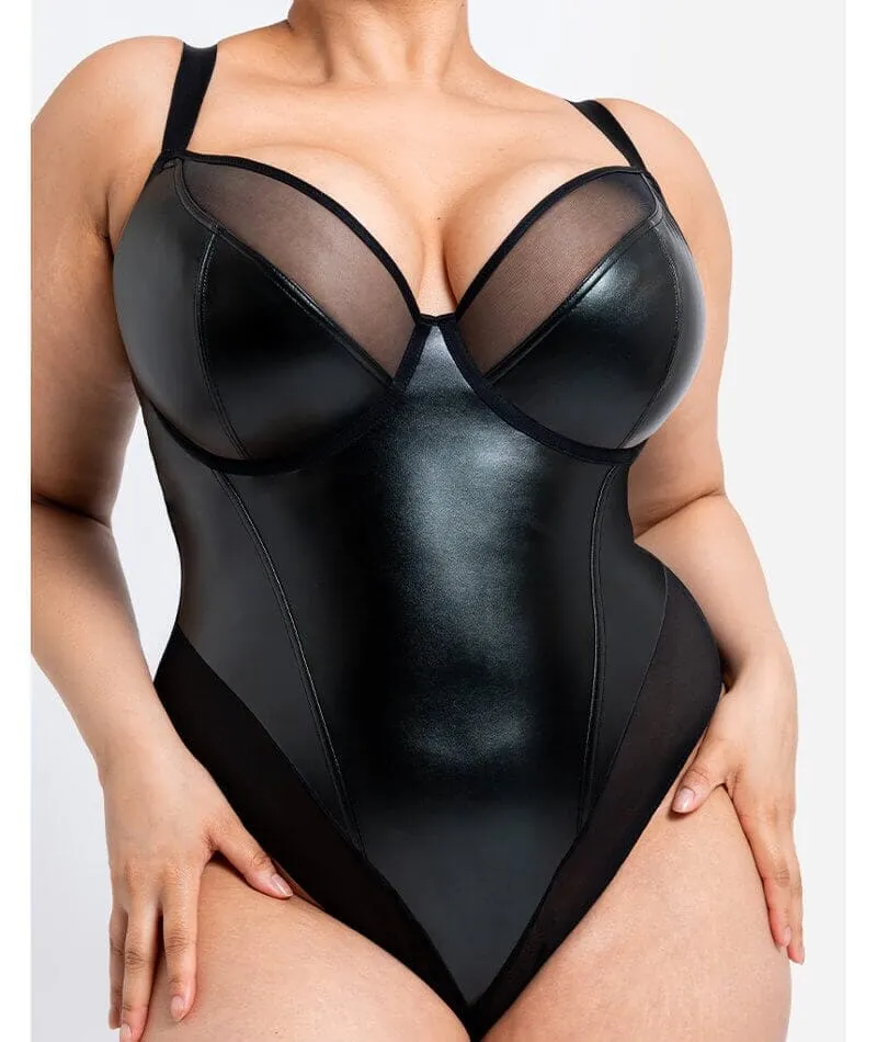 Curvy Kate Rebelle Plunge Bodysuit - Black