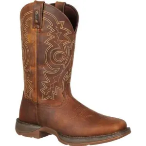 Durango Men's 12" Rebel Square Toe - Non-Safety Toe