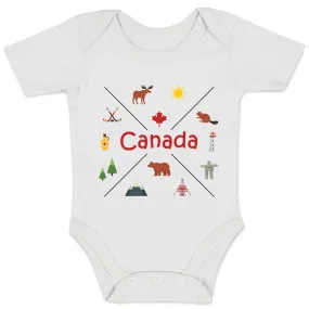 Endanzoo Organic Baby Bodysuit - Beautiful Canada