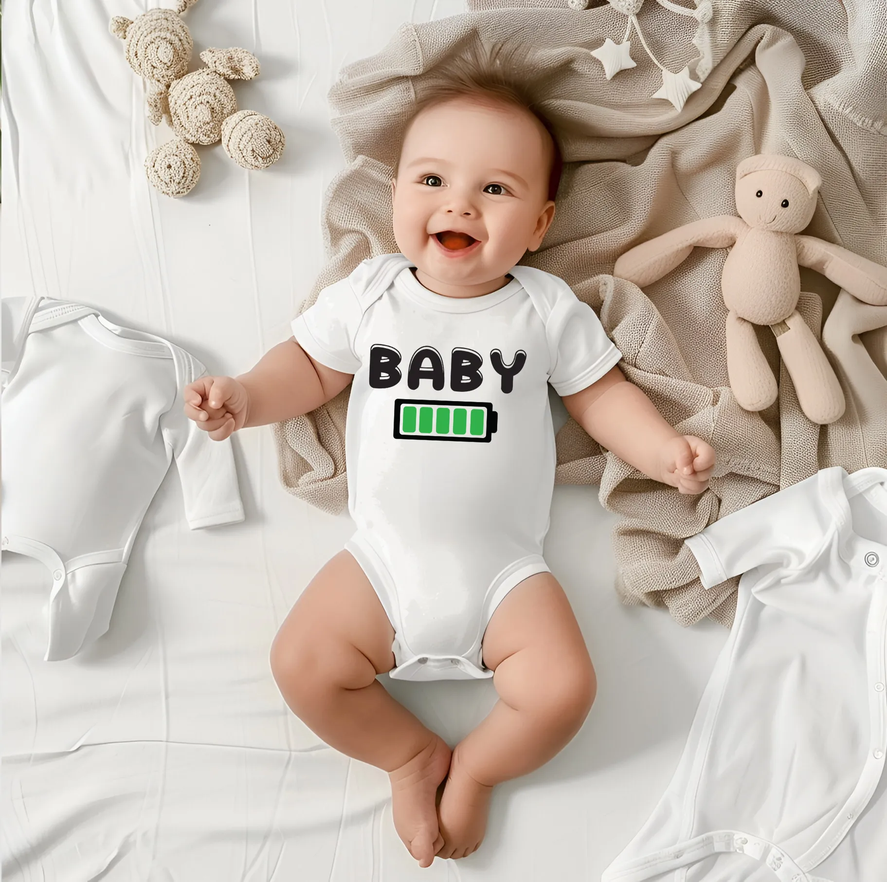 Energized Baby | Infant Fine Jersey Bodysuit