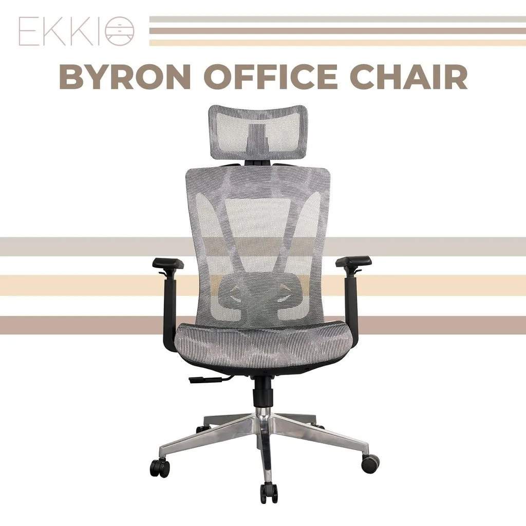 Ergonomic Mesh Office Chair, 3D Armrest, Adjustable - EKKIO